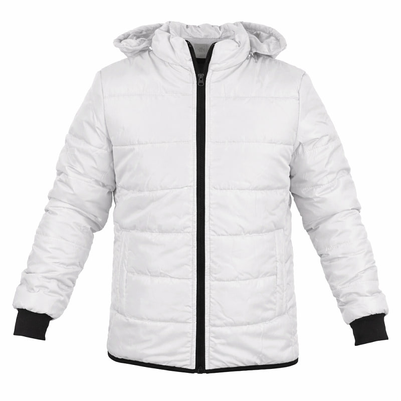 کاپشن بادی سفید مردانه مدل Arshan-سفید